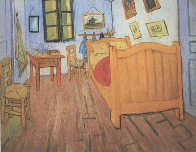 Vincent Van Gogh Vincent's Bedroom in Arles (nn04)